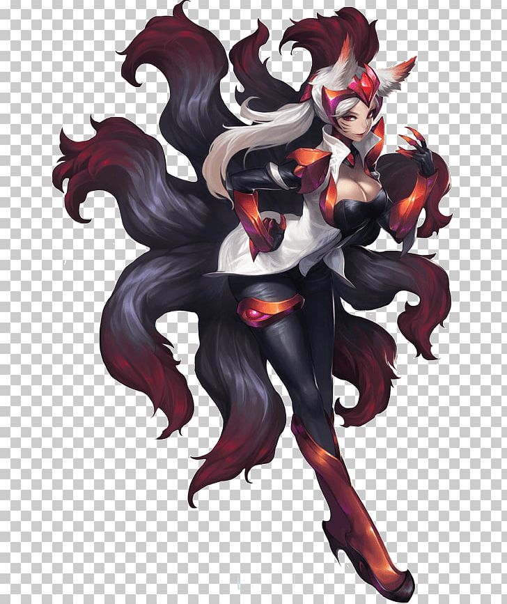 League Of Legends Ahri Nine-tailed Fox Major League Gaming Drawing PNG, Clipart, Ahri, Art, Character, Concept Art, Demon Free PNG Download