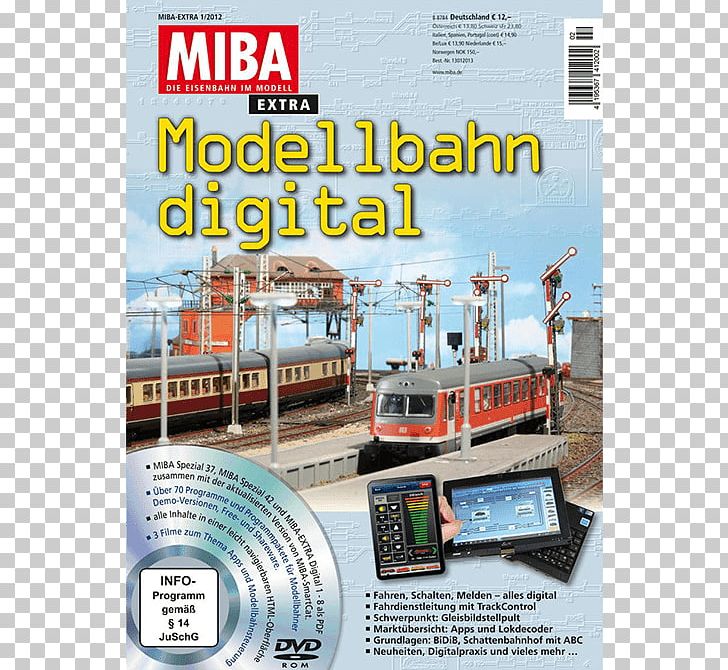 Rail Transport Modelling MIBA Digital Model Railway Control Systems Digital Data Model Building PNG, Clipart, Digital Data, Dvd, Dvdrom, Engineering, Germany Free PNG Download