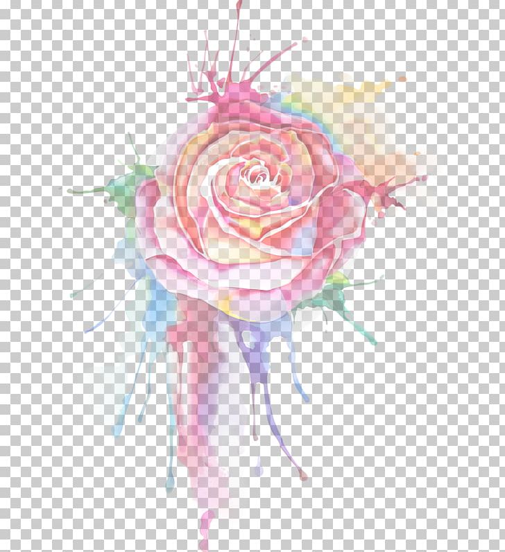 Garden Roses Floral Design Watercolor Painting Drawing PNG, Clipart, Art, Computer Wallpaper, Cut, Drawing, Floral Design Free PNG Download