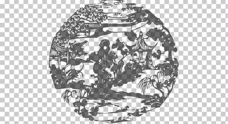 Papercutting Chinese Paper Cutting Art PNG, Clipart, Architecture, Black, Chinese Paper Cutting, Circle, Courtyard Free PNG Download