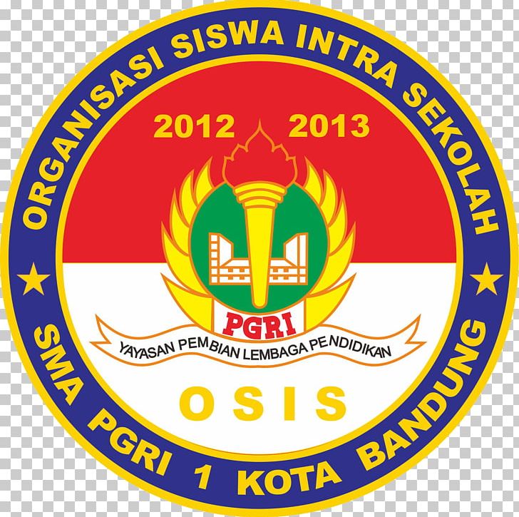 SMA PGRI 1 Bandung Organization High School Logo PNG, Clipart, Area, Badge, Bandung, Brand, Crest Free PNG Download