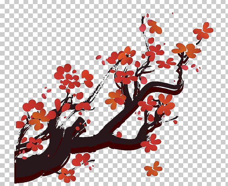 Chinese New Year New Years Day Mid-Autumn Festival Lunar New Year PNG, Clipart, Blossom, Branch, Chinese Style, Flower, Flowers Free PNG Download