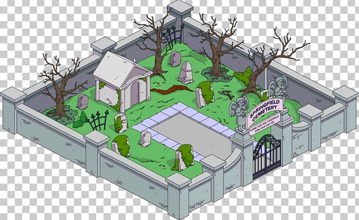The Simpsons: Tapped Out Springfield Cemetery Treehouse Of Horror XXVIII PNG, Clipart, Cemetery, Game, Gravedigger, Home, House Free PNG Download