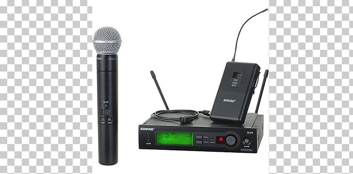 Wireless Microphone Shure SM58 Lavalier Microphone PNG, Clipart, Audio, Audio Equipment, Combo, Electronic Device, Electronics Free PNG Download