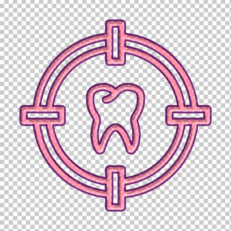 Target Icon Dental Icon Dentistry Icon PNG, Clipart, Cross, Dental Icon, Dentistry Icon, Line, Pink Free PNG Download