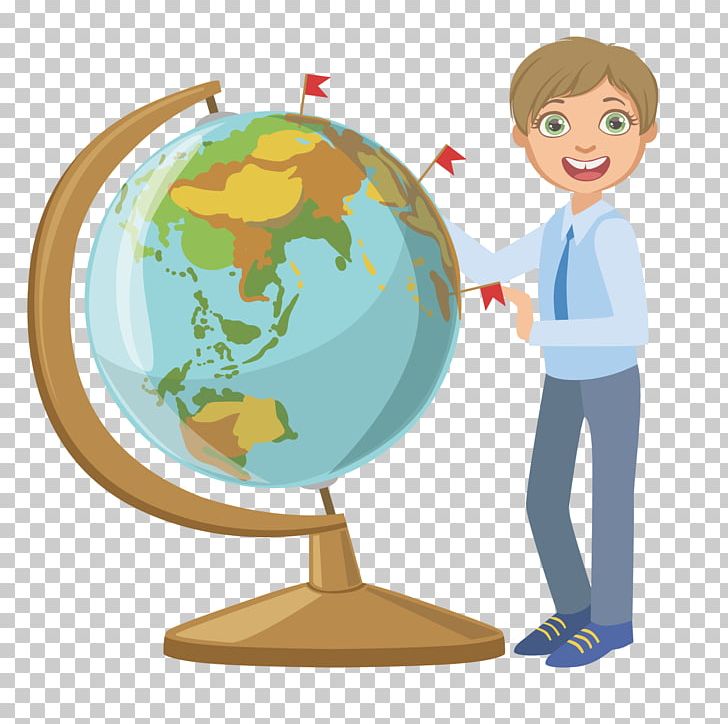 Globe Student Teacher Geography PNG, Clipart, Anime Character, Cartoon Character, Character, Character Animation, Characters Free PNG Download