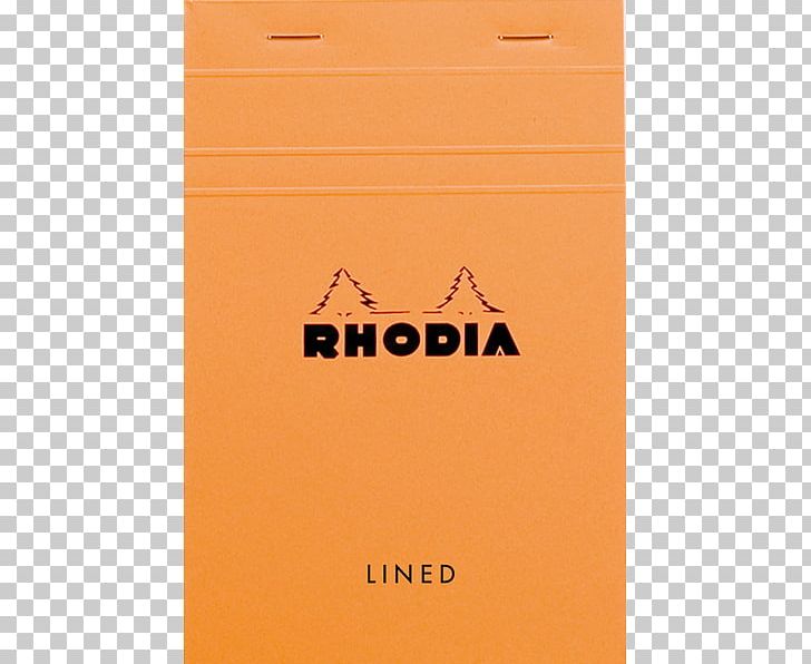 Standard Paper Size Clairefontaine-Rhodia Notebook Orange PNG, Clipart, Brand, Clairefontainerhodia, Color, Cover Version, Eraser Free PNG Download