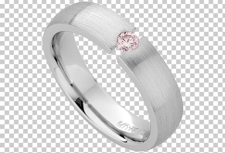 Wedding Ring Pink Diamond Tension Ring PNG, Clipart, Bezel, Body Jewelry, Curve Ring, Diamond, Diamond Cut Free PNG Download