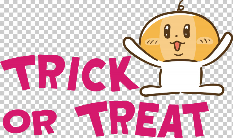 TRICK OR TREAT Halloween PNG, Clipart, Behavior, Cartoon, Geometry, Halloween, Happiness Free PNG Download