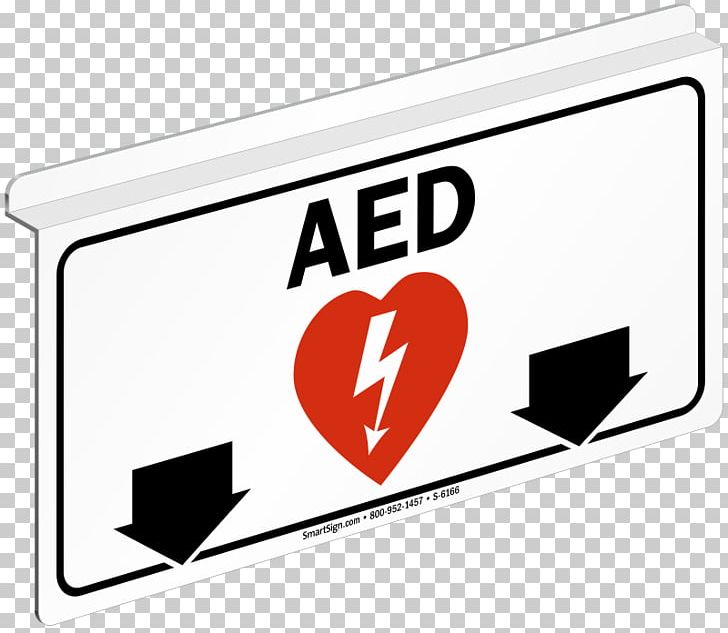 Automated External Defibrillators Sign Arrow Logo Defibrillation PNG, Clipart, Area, Arrow, Automated External Defibrillators, Brand, Ceiling Free PNG Download