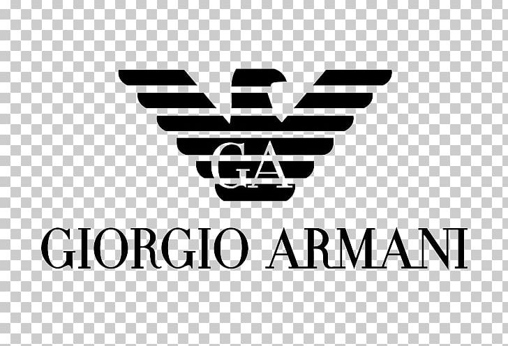 Armani Fashion Designer Logo PNG, Clipart, Area, Armani, Black, Black And White, Brand Free PNG Download