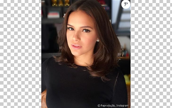 Bruna Marquezine Long Hair Hairstyle Hair Coloring PNG, Clipart, 2017, Bangs, Beauty, Black Hair, Bob Cut Free PNG Download