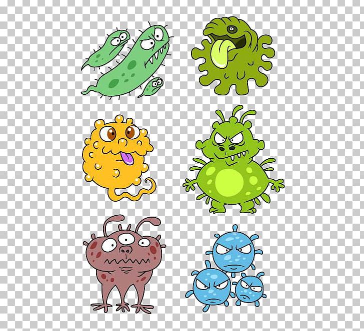 Cartoon Bacteria Virus PNG, Clipart, Abstract Background, Abstract Lines, Cartoon Character, Cartoon Eyes, Cartoon Monster Free PNG Download