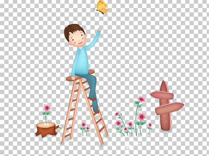 Butterfly Ladder Stairs PNG, Clipart, Baby Boy, Boy, Boy Cartoon, Boy Hair Wig, Boys Free PNG Download