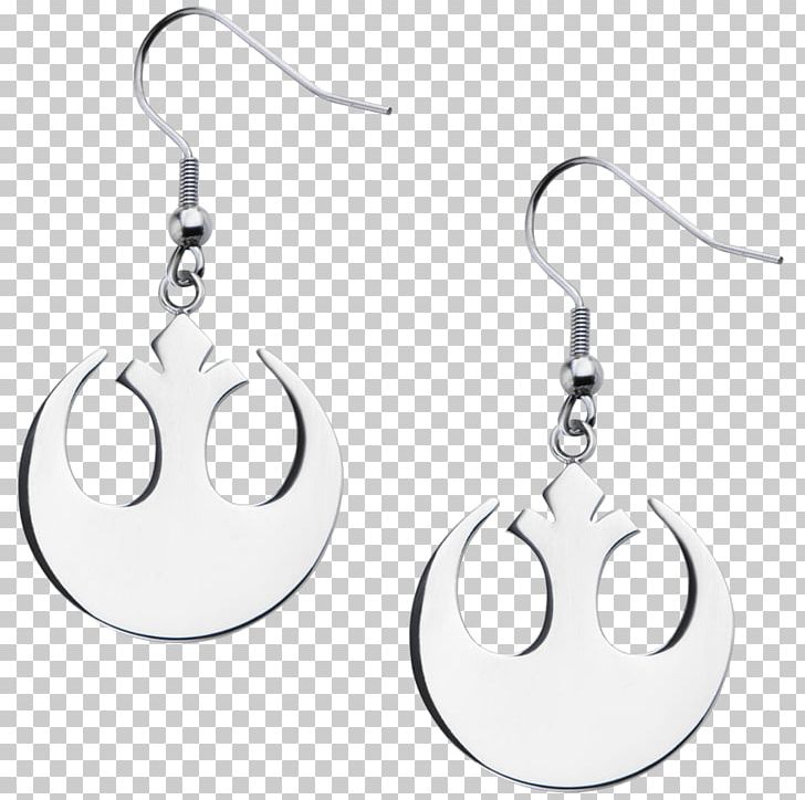 Earring Stormtrooper Star Wars Jewellery Rebel Alliance PNG, Clipart, Black And White, Body Jewellery, Body Jewelry, Body Piercing, Earring Free PNG Download