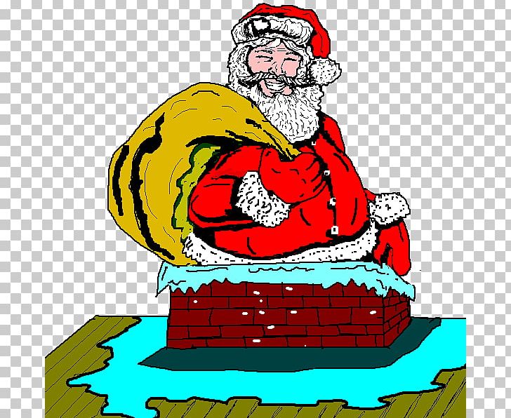 Santa Claus Cartoon PNG, Clipart, Area, Art, Artwork, Cartoon, Chimney Free PNG Download