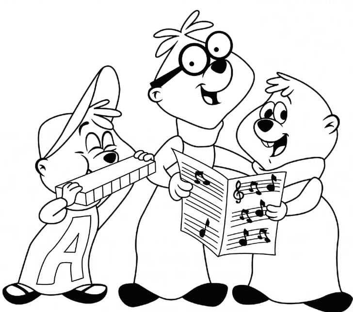 Alvin And The Chipmunks Coloring Book Singing The Chipettes PNG, Clipart, Adult, Alvin And The Chipmunks, Area, Cartoon, Child Free PNG Download