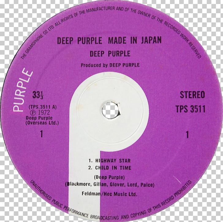 Compact Disc Deep Purple Made In Japan Phonograph Record LP Record PNG, Clipart, Album, Compact Disc, Decca, Deep Purple, Dvd Free PNG Download