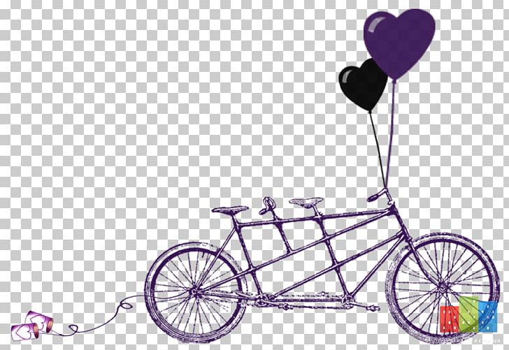 Wedding Invitation Tandem Bicycle Convite PNG, Clipart, Bicycle, Bicycle Accessory, Bicycle Drivetrain Part, Bicycle Frame, Bicycle Part Free PNG Download