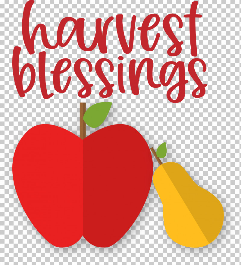 Harvest Blessings Thanksgiving Autumn PNG, Clipart, Apple, Autumn, Fruit, Harvest Blessings, Heart Free PNG Download