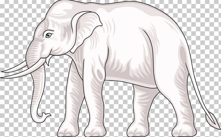Indian Elephant African Elephant Surin Province White Elephant Elephants In Thailand PNG, Clipart, Airavata, Animal, Animal Figure, Artwork, Black And White Free PNG Download