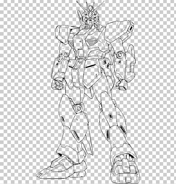 Line Art Gundam Coloring Book Drawing โมบิลสูท PNG, Clipart,  Free PNG Download
