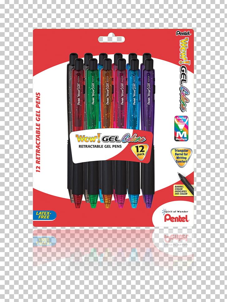Pens Pentel WOW! Retractable Gel Pen K437 Pentel WOW! Retractable Gel Pen K437 Ballpoint Pen PNG, Clipart, Ballpoint Pen, Business, Color, Correction Pen, Desk Free PNG Download