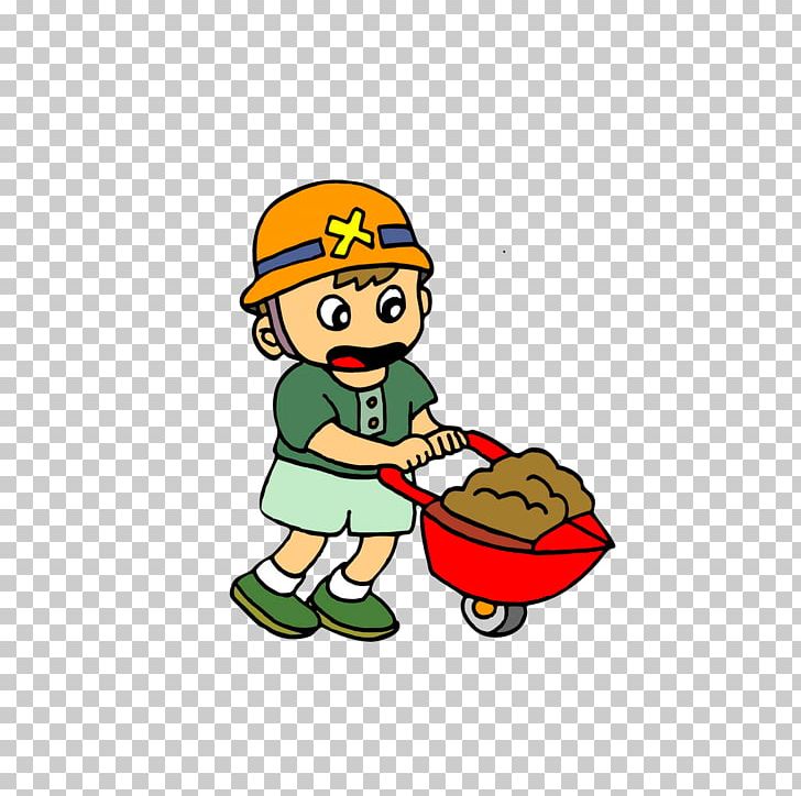 Laborer Cartoon Arbeit PNG, Clipart, Animation, Art, Beach Sand, Boy, Cargo Free PNG Download