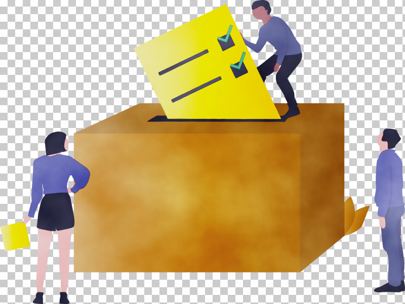 Yellow Job PNG, Clipart, Election Day, Job, Paint, Vote, Watercolor Free PNG Download