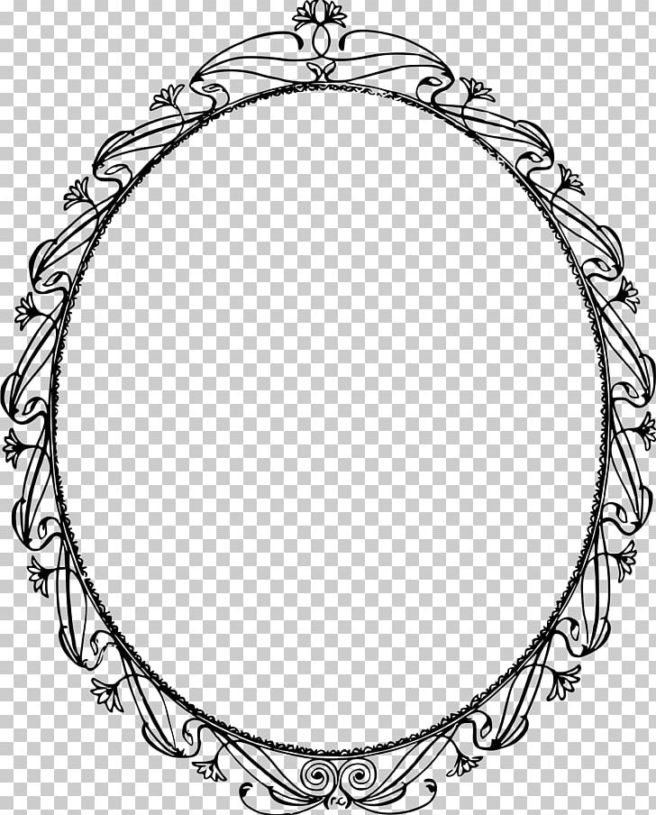Frames Oval Necklace Chain PNG, Clipart, Black And White, Body Jewelry, Chain, Circle, Dog Collar Free PNG Download