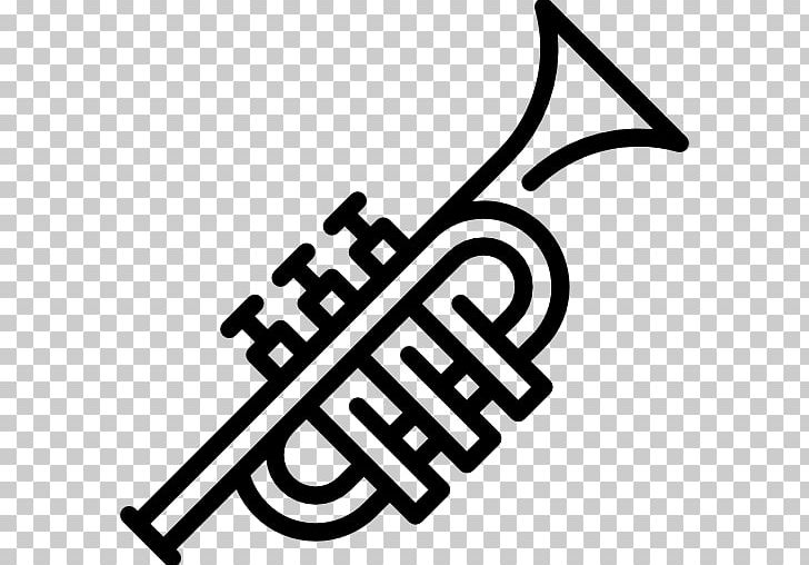 Trumpet Computer Icons Musical Instruments Wind Instrument PNG, Clipart, Black And White, Brand, Brass Instrument, Computer Icons, Instrument Free PNG Download