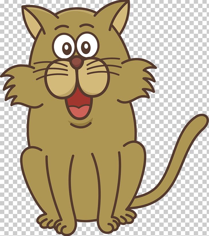Cat Whiskers Kitten PNG, Clipart, Animals, Brown, Carnivoran, Cartoon, Cat Like Mammal Free PNG Download