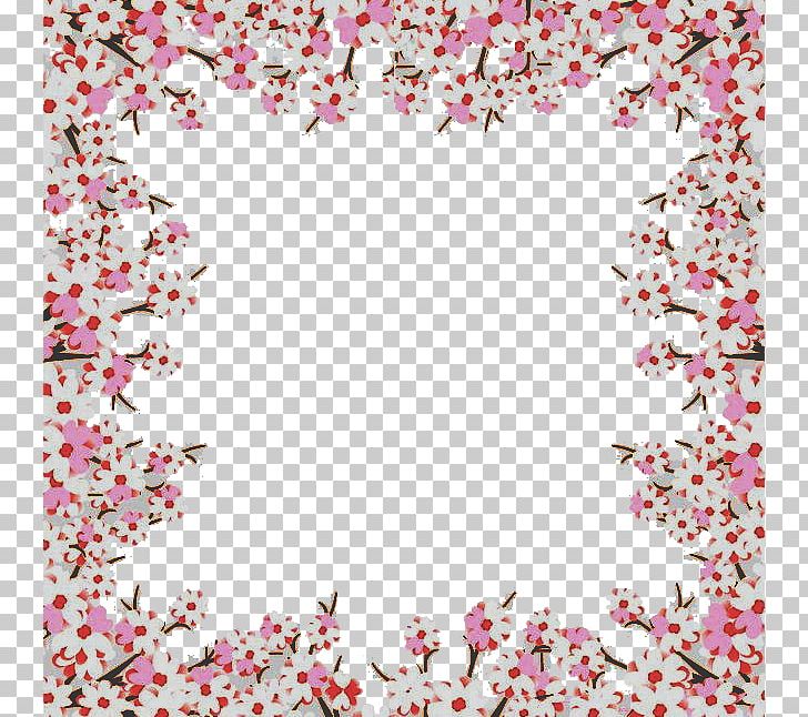 Cherry Blossom PNG, Clipart, Adobe Illustrator, Background, Blossom, Border, Border Frame Free PNG Download