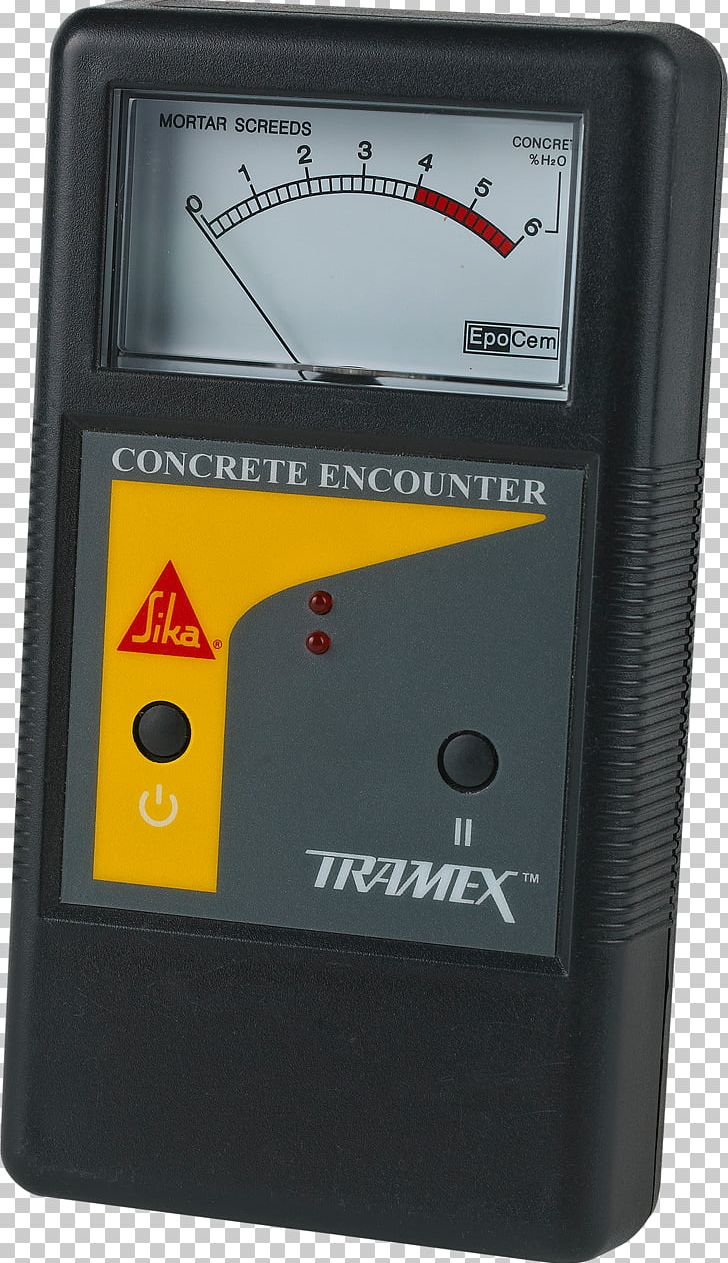 Moisture Meters Sika AG Concrete Moisture Meter Hygrometer PNG, Clipart, Angle, Building, Building Materials, Concrete, Electronics Free PNG Download