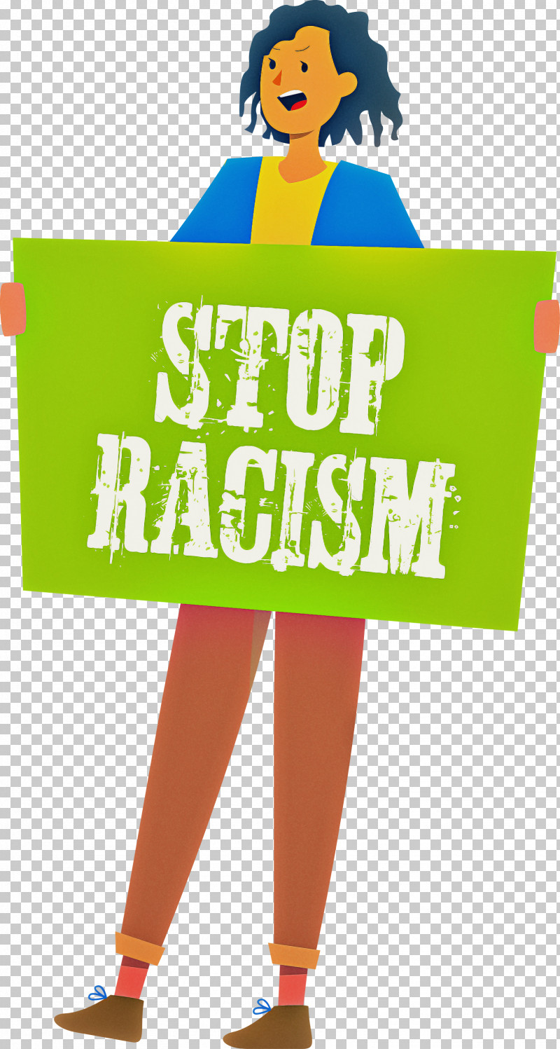 STOP RACISM PNG, Clipart, Area, Behavior, Character, Character Created By, Human Free PNG Download
