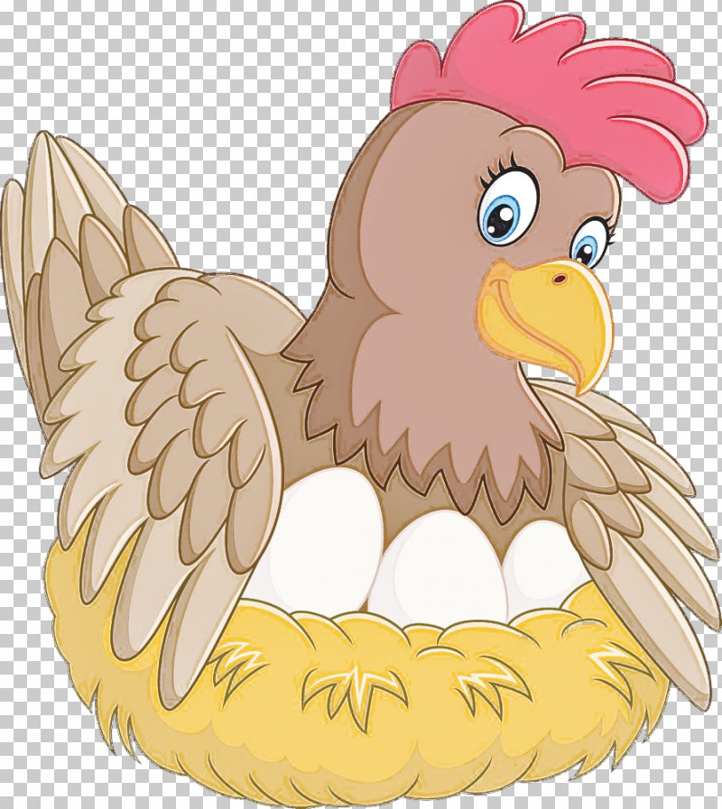 Cartoon Chicken Wing Bird Beak PNG, Clipart, Animal Figure, Beak, Bird, Cartoon, Chicken Free PNG Download