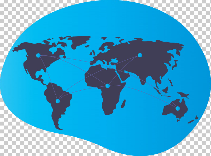 Connected World PNG, Clipart, Aqua, Connected World, Earth, Globe, Map Free PNG Download