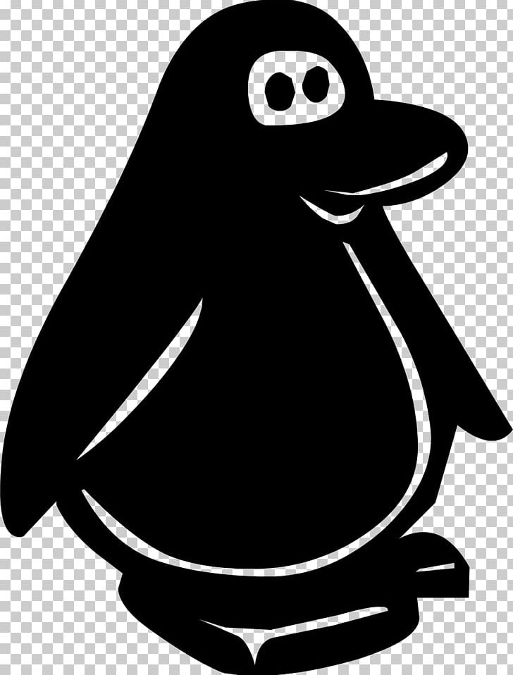Club Penguin Flightless Bird PNG, Clipart, Animals, Artwork, Beak, Bird, Black And White Free PNG Download