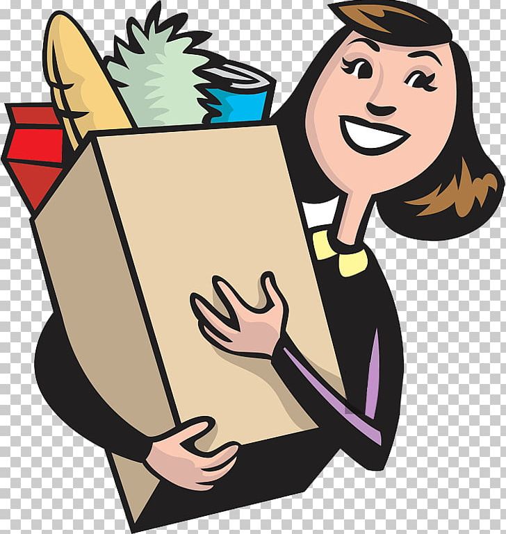 Grocery Store Shopping Bag Supermarket PNG, Clipart, Arm, Business Woman, Cartoon, Cleaning, Fictional Character Free PNG Download