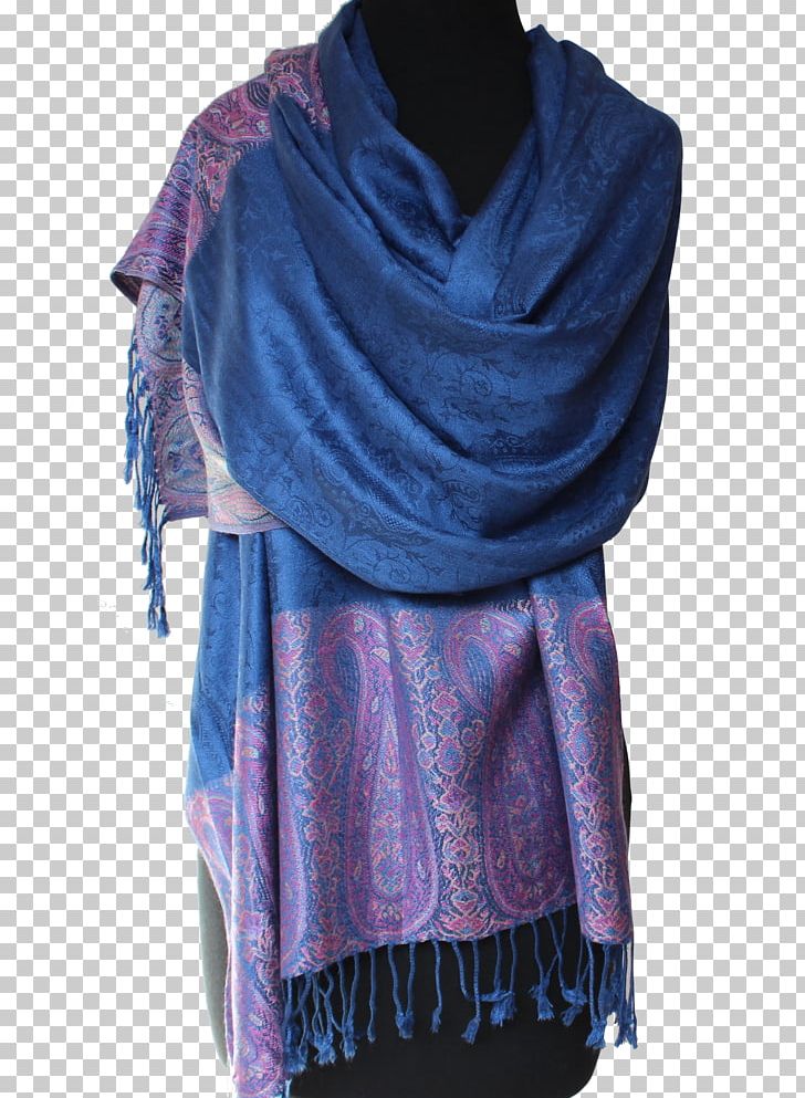 Shawl Pashmina Scarf Wrap Violet PNG, Clipart, Blue, Cloth, Clothing, Color, Fringe Free PNG Download