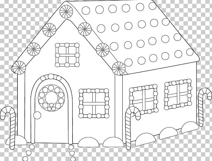 Gingerbread House Candy Cane Santa Claus PNG, Clipart, Angle, Area, Auto Part, Black And White, Blank House Cliparts Free PNG Download