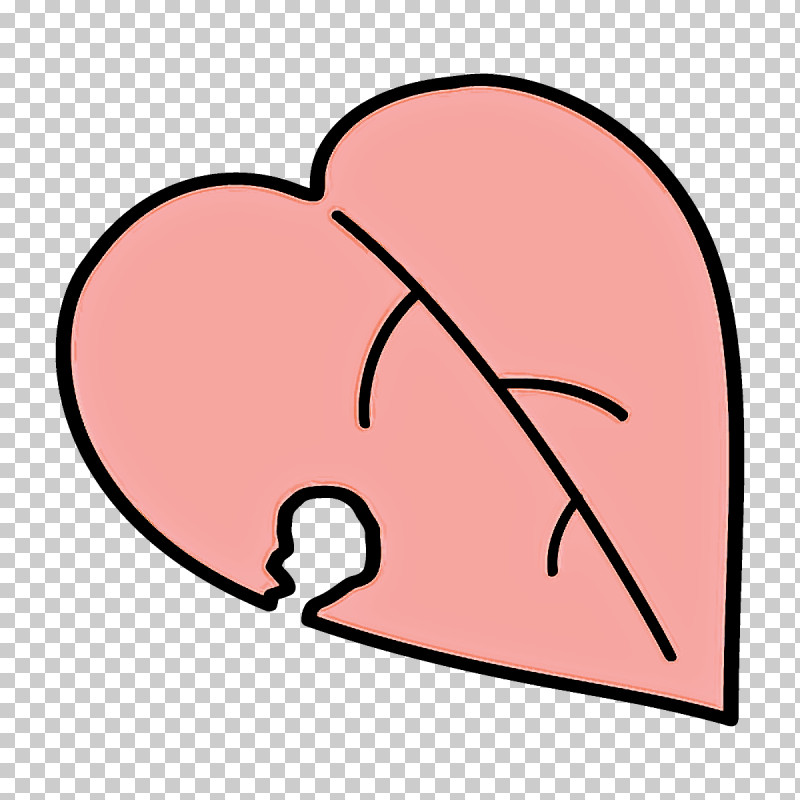 Pink Line Heart Line Art PNG, Clipart, Cartoon Leaf, Heart, Heart Leaf, Line, Line Art Free PNG Download