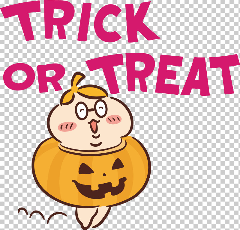 TRICK OR TREAT Halloween PNG, Clipart, Behavior, Cartoon, Geometry, Halloween, Happiness Free PNG Download