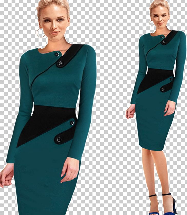 Dress Clothing Sizes Sleeve Formal Wear PNG, Clipart, Aqua, Blue, Bodycon Dress, Button, Casual Free PNG Download