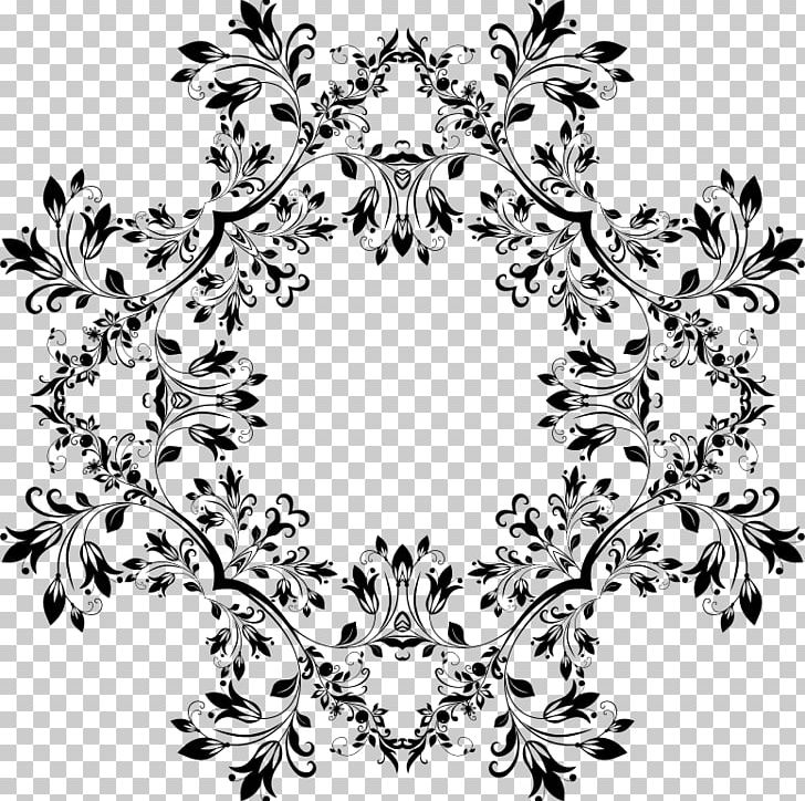 Floral Design Flower PNG, Clipart, Area, Art, Black, Black And White, Branch Free PNG Download