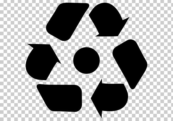 Paper Recycling Symbol Plastic Reuse PNG, Clipart, Black, Black And White, Circle, Computer Icons, Electronic Waste Free PNG Download