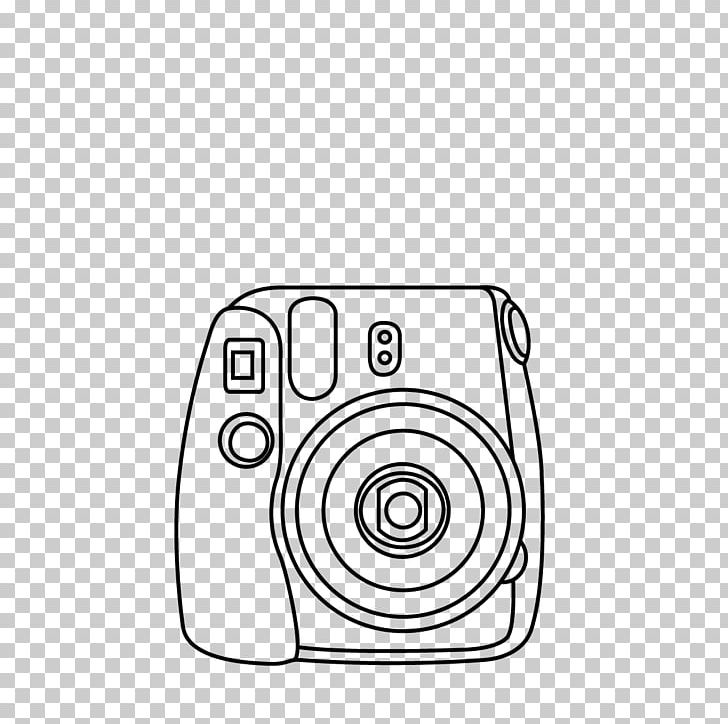 Polaroid SX-70 Instax Instant Camera Polaroid Originals PNG, Clipart, Angle, Area, Black And White, Camera, Circle Free PNG Download