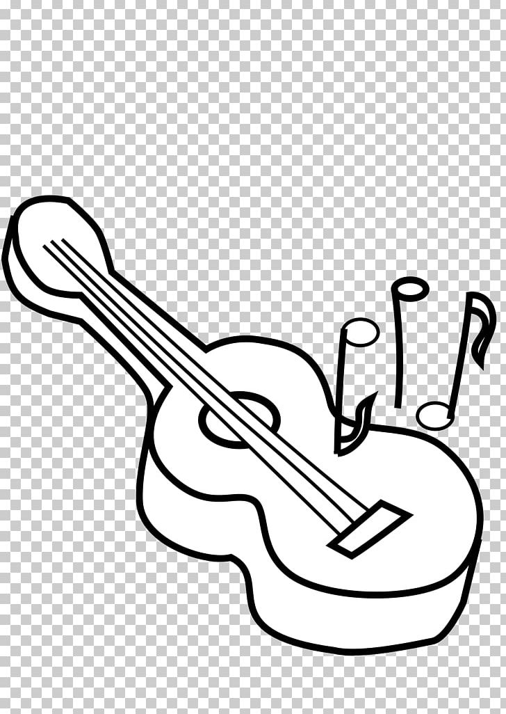 Ukulele Electric Guitar Black And White PNG, Clipart, Acoustic Guitar, Area, Art, Black And White Guitar, Coloring Book Free PNG Download