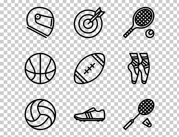 Computer Icons Sporting Goods PNG, Clipart, Angle, Area, Black And White, Brand, Circle Free PNG Download