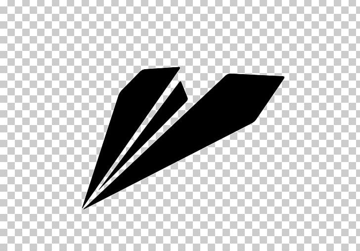 Airplane Paper Plane PNG, Clipart, Airplane, Angle, Black, Black And White, Brand Free PNG Download